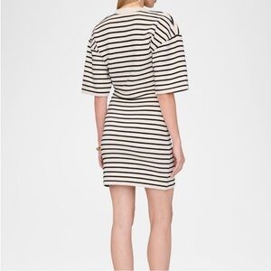 ANINE BING Mona Stripe T-Shirt Dress